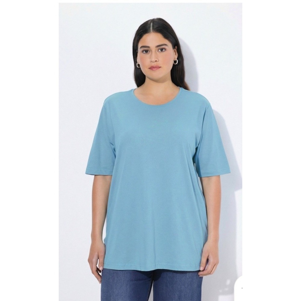 ULLA POPKEN WOMEN'S PLUS SIZE BASIC SHORT SLEEVE TEE 486910 NWT 20/22